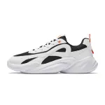 Anta Cushioning Breathable Cushioning Breathable Low top Casual Shoes Men's Black White