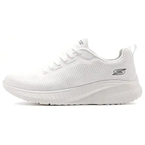 Skechers BOBS SQUAD CHAOS Textile, Mesh Low top Casual Shoes Men's White