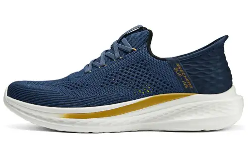 Skechers SLADE Low top Casual Shoes Men's Blue