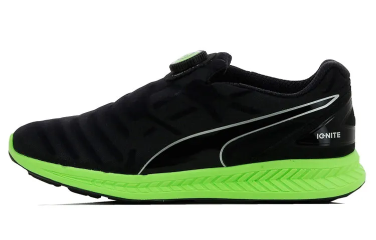 PUMA Ignite Disc Black Green Gecko