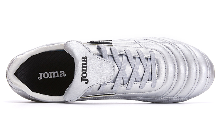Joma FG Firm Ground Slip Resistant Abrasion Resistant Soccer Shoes Women’s Silver