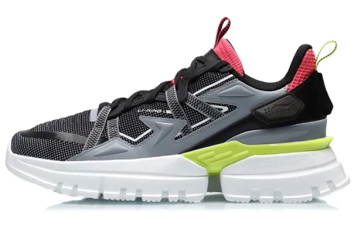 Li Ning U.T Textile, Synthetic Leather Cushioning Slip Resistant Abrasion Resistant Lightweight Low top Casual Shoes