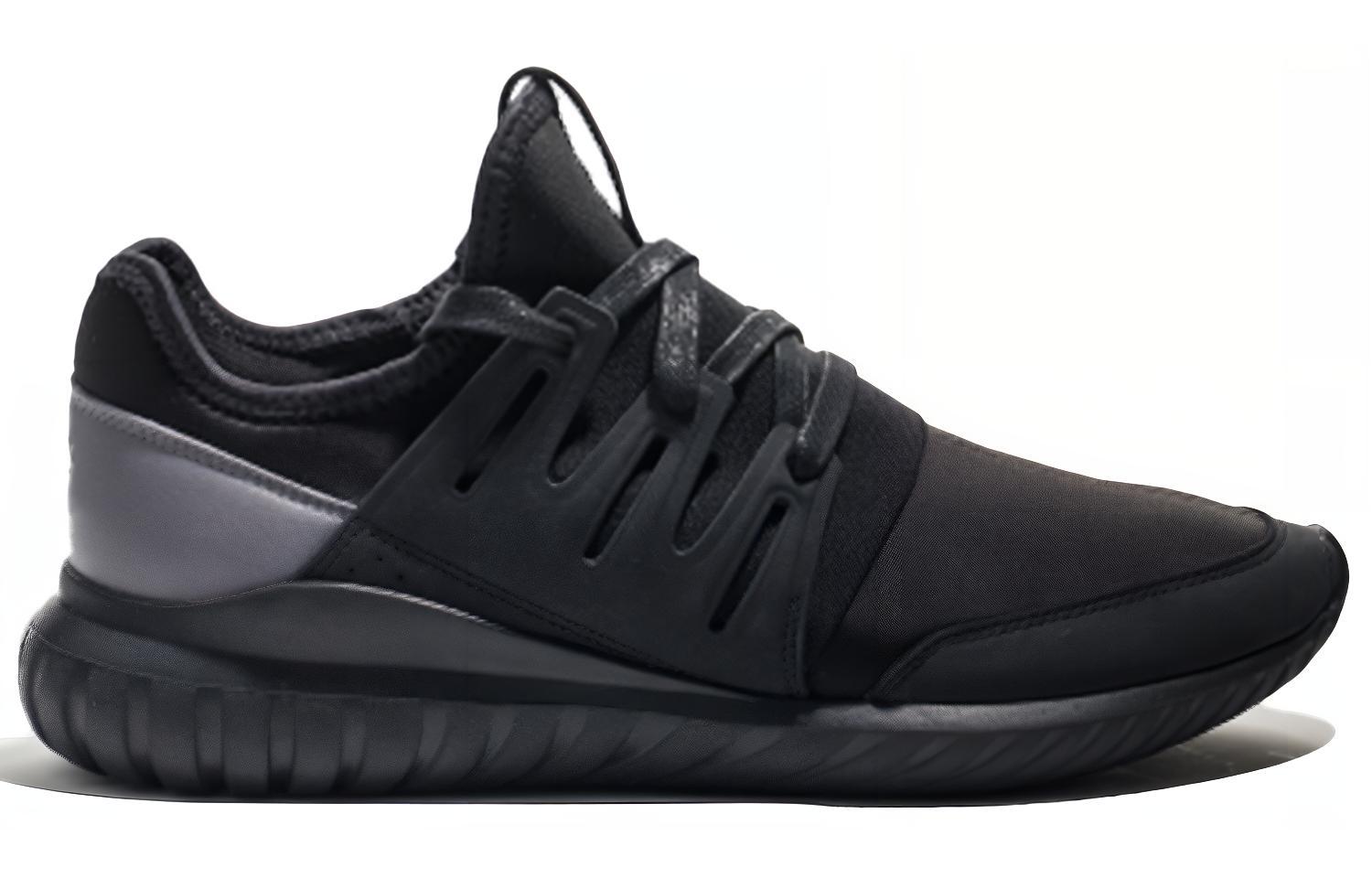 Мужские кроссовки adidas Tubular (черно-серые) — фото 2