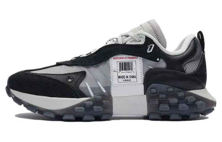 Li Ning Low top Casual Shoes Men's Gray Black