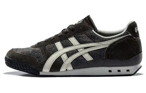 Onitsuka Tiger Ultimate 81 Cushioning Slip Resistant Abrasion Resistant Low top Casual Shoes Unisex Black Olive