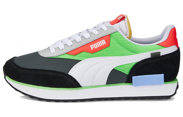 Кроссовки PUMA Future Rider Play (зелено-бело-черные)