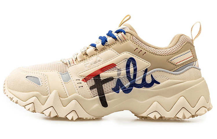 Женские кроссовки Fila FUSION fellow (бежевые) — фото 1