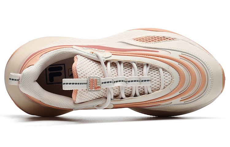 Кроссовки Fila Ray 1 (красные) — 陆朱色/蜜桃牛扎糖 — фото 4