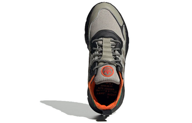 Кроссовки adidas originals Nite Jogger (коричнево-зеленые) — Коричневый / зелёный — фото 4