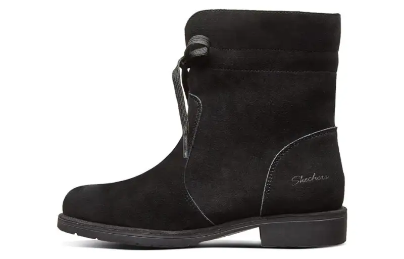 Skechers Patina Slip Resistant Abrasion Resistant Short Combat Boots Women's Black