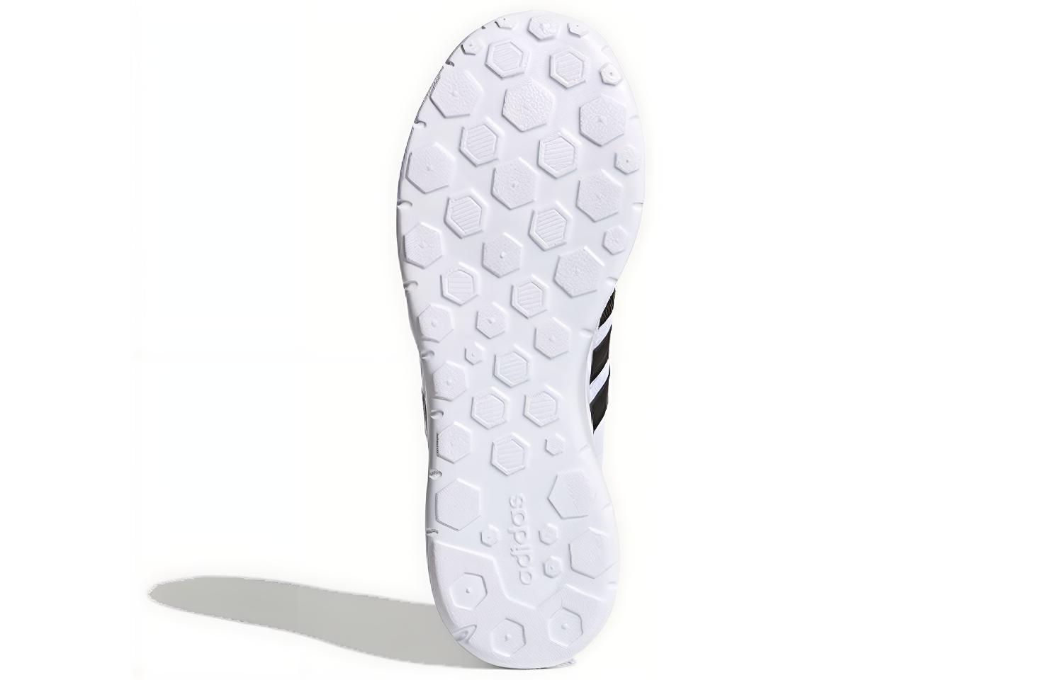 Мужские кроссовки adidas neo Lite Racer 1.0 (бело-черные) — фото 5