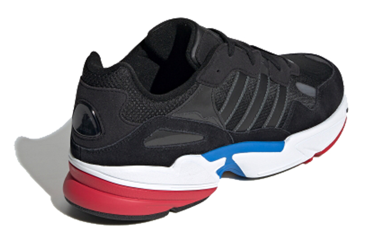 Кроссовки adidas Yung-96 (черно-бело-красный) — фото 5