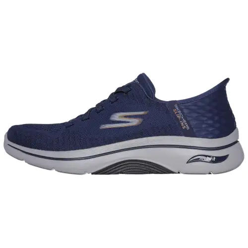 Skechers Slip Ins Abrasion Resistant Breathable Low top Casual Shoes Men's Blue