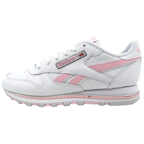 Reebok Wmns Classic Leather Clip V2 'White Pink Glow' Women's