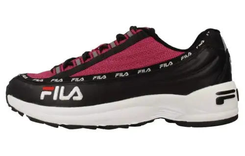 FILA Cushioning Low top Casual Shoes Women's Black Pink