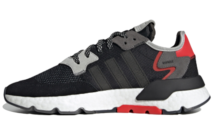 Кроссовки adidas adidas originals Nite Jogger (черный / серый / красный / белый)