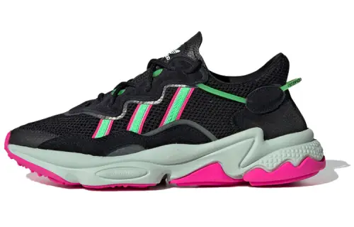 Adidas Wmns Ozweego 'Black Shock Lime Pink' Women's
