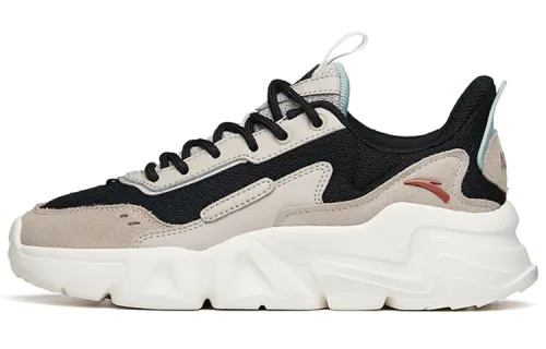 Anta Life Collection Textile, Synthetic Leather Cushioning Slip Resistant Abrasion Resistant Low top Casual Shoes