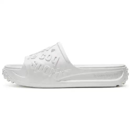 Le Coq Sportif Slip Resistant Slide Slippers Unisex White