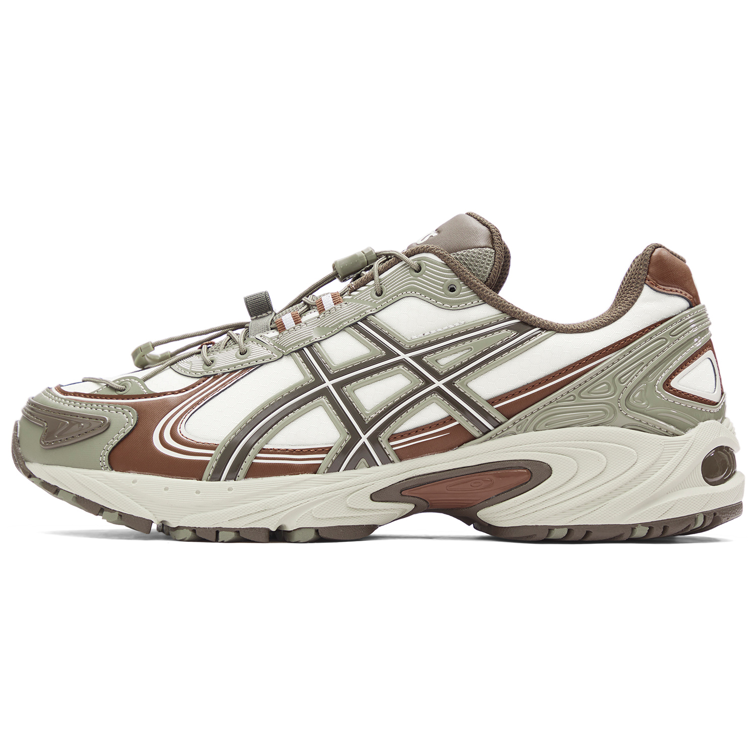 ASICS Gel-Kahana TR V4 Barn style, soft and comfortable, wear-resistant, low-cut lifestyle shoes, same style for men and women, brown