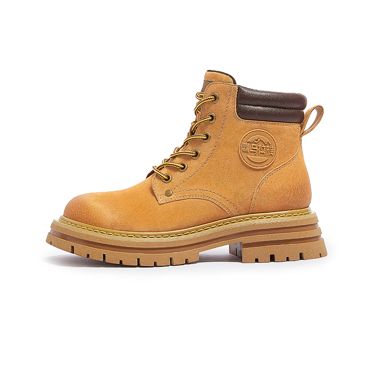 CAMEL Short Combat Boots Women's