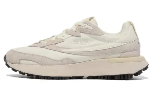 FILA Zagato V2 Ultouch Leather Cushioning Breathable Low top Casual Shoes Unisex White