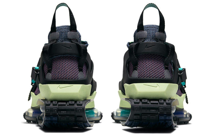 Кроссовки Nike ISPA Road Warrior (черно-зеленые) — фото 5