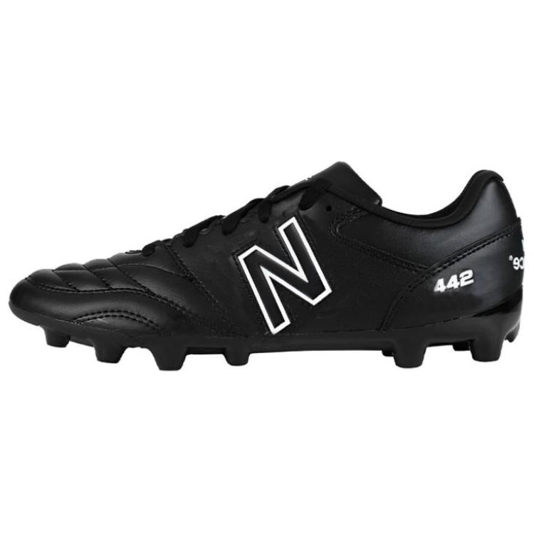 New Balance 442 V2 Team HG Hard Ground Natural Grass, Artificial Turf, Firm Ground Soccer Shoes Men's Black