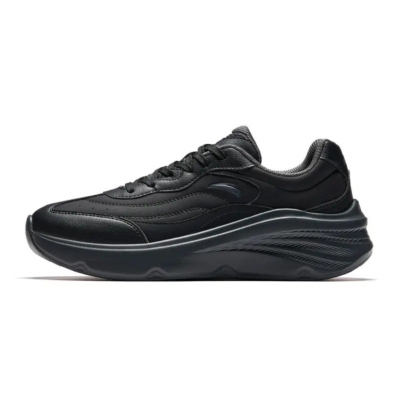 Anta Mambo Cushioning Abrasion Resistant Lightweight Low top Casual Shoes Women's Basic Black