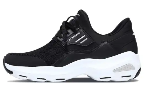 Skechers D'LITES Ultra Rebound Breathable Cushioning Low top Sports Casual Shoes Women's Black
