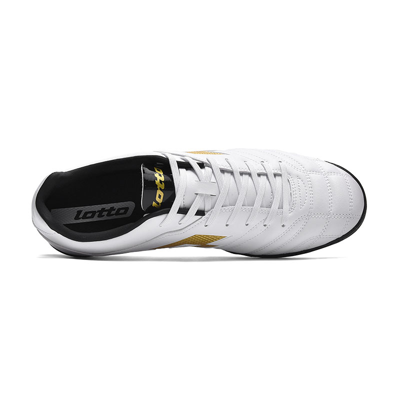 LOTTO TF Turf Coverage Abrasion Resistant Lightweight Soccer Shoes Men’s White