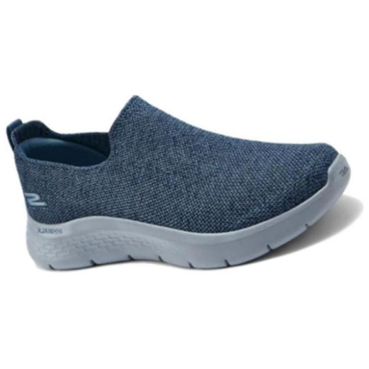 Skechers Go Walk Fle Cushioning Abrasion Resistant Breathable Rebound Low top Casual Shoes Men’s Blue