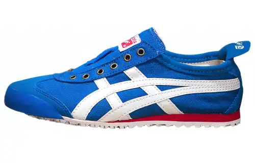 Onitsuka Tiger MEXICO 66 Slip On Fabric Cushioning Slip Resistant Abrasion Resistant Low top Casual Shoes Women's
