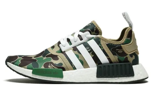 Adidas Originals A Bathing Ape x Adidas Originals NMD_R1 'Olive Camo'