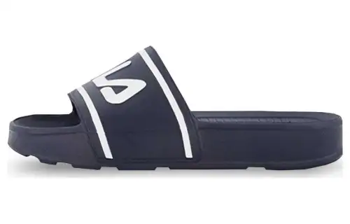 FILA Sleek Slides Comfortable Round Toe Slide Slippers Women's Blue