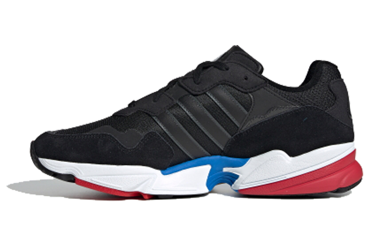 Кроссовки adidas Yung-96 (черно-бело-красный) — фото 2