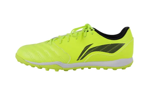 Li Ning TF Turf Cushioning Slip Resistant Abrasion Resistant Soccer Shoes Men's Neon Green