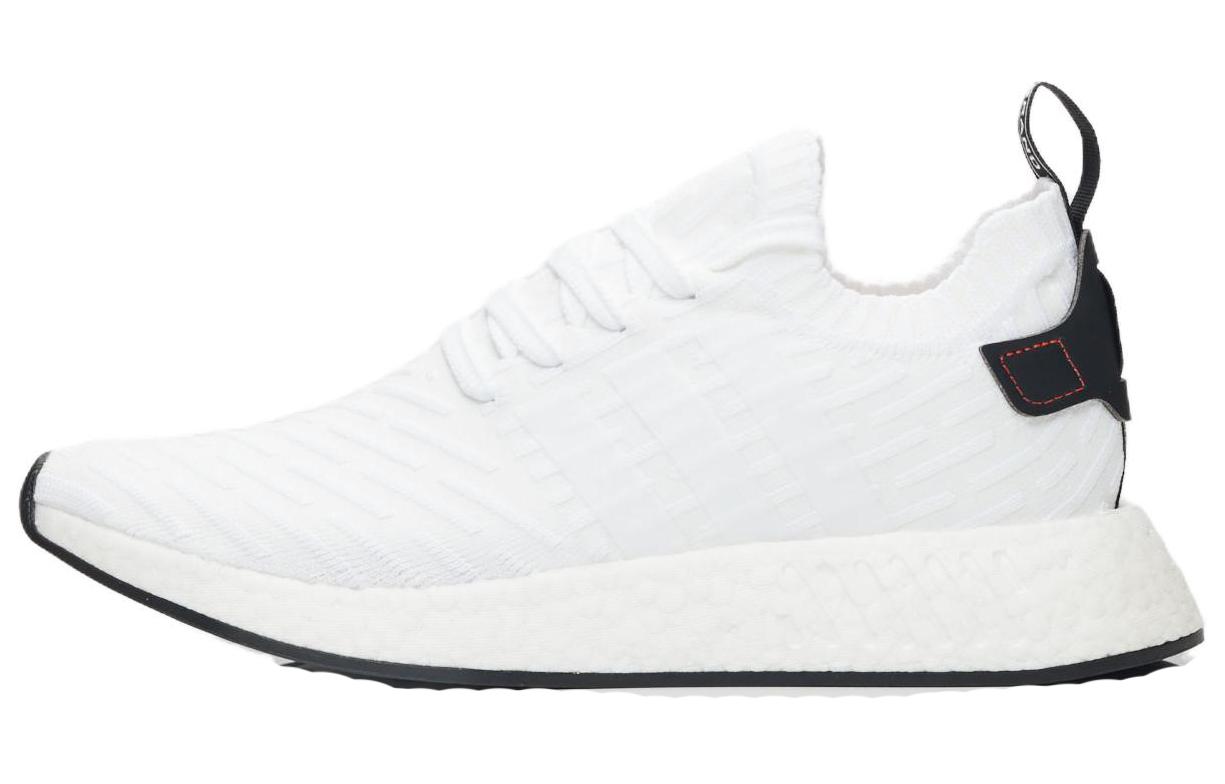 Adidas NMD_R2 Primeknit 'White Black'