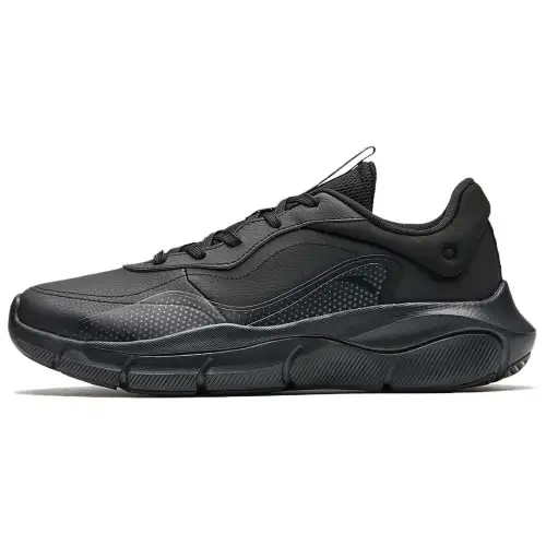 Anta Wear resistant And Lightweight Low top Casual Shoes Men's Black