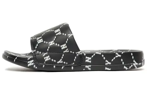 MLB Slipper Slide Slippers Unisex Black