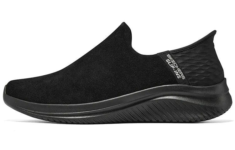 Skechers Ultra Flex 3.0 Hands Free Slip Ins Fabric Low top Casual Shoes Men's Black