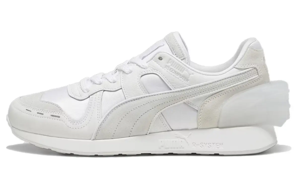 PUMA RS 100 Low top Casual Shoes Unisex White Gray