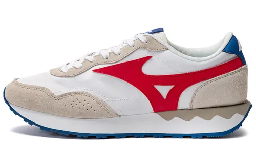 Mizuno LG 70s Anti-Slip And Wear-Resistant Breathable Low-Top Casual Shoes Unisex White Gray Red