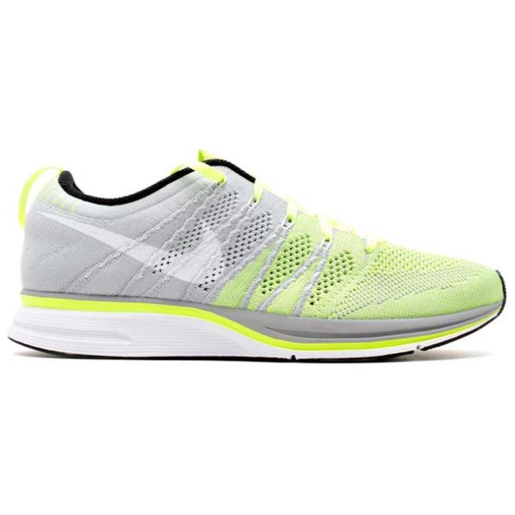 Мужские кроссовки Nike Flyknit Trainer (серыйзеленый) — Серыйзелёный — фото 2