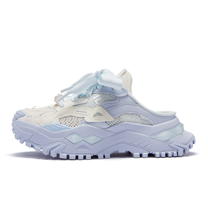 Женские сабо Fila FILA FUSION BIANCO MULE (молочно-белые с синим)