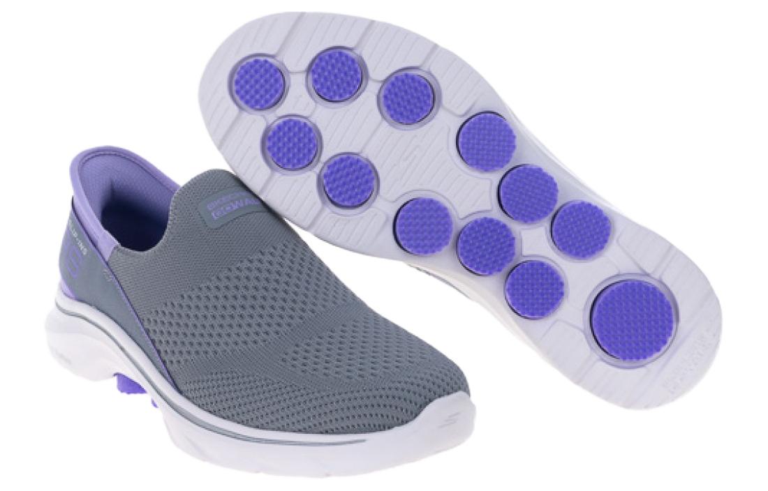 Skechers GO WALK 7 Walking Shoes Women’s Low Top Gray Purple