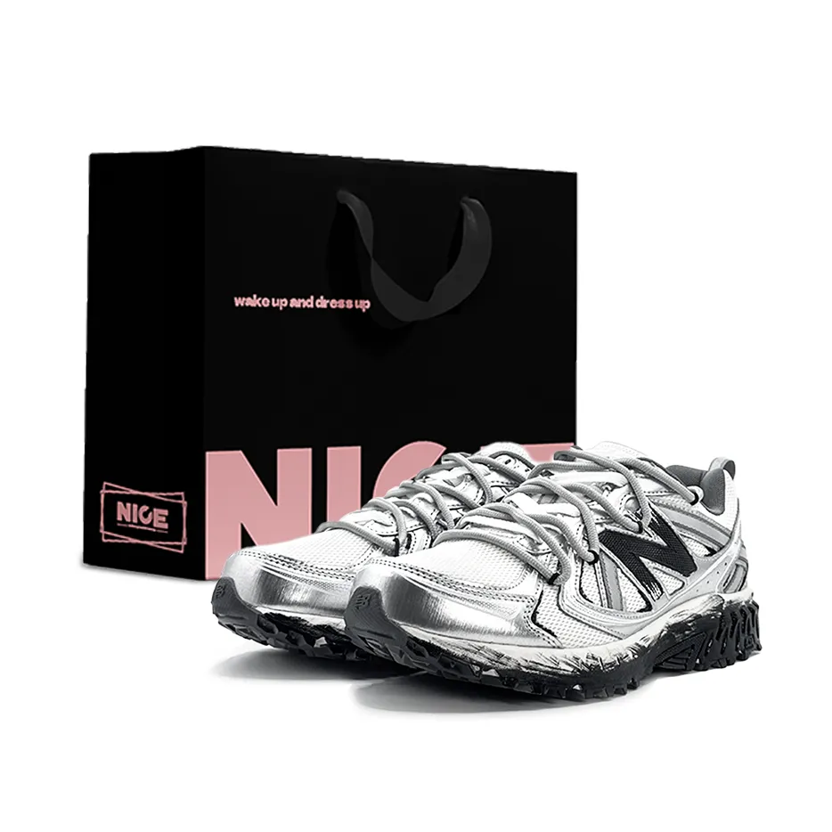 New Balance NB 410 V5 Silver Core Running Shoes Slip Resistant Slip Resistant Low top Casual Shoes Unisex
