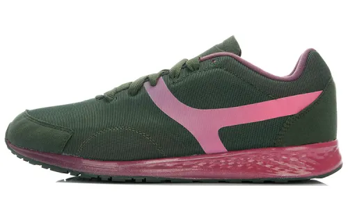 Li Ning Mesh, Synthetic Leather Cushioning Slip Resistant Abrasion Resistant Breathable Low top Casual Shoes Men's