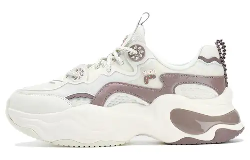 FILA FUSION Bubble Sneakers 'White Brown' Women's
