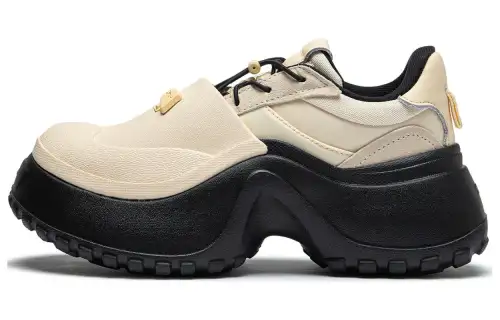 Li Ning Project* Slip Resistant Low top Casual Shoes Women's Custard Yellow
